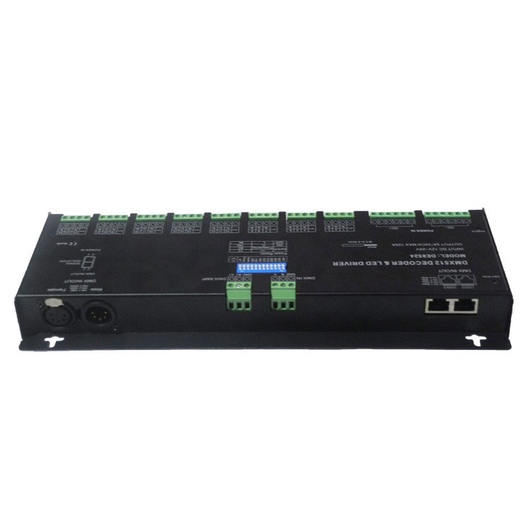 DC12V-24V 24 Channel DMX512 Decoder LED Controller LN-DMXTCON-24CH-LV